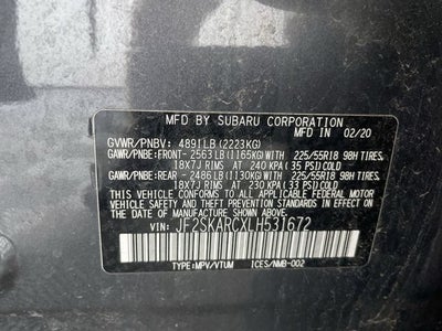 2020 Subaru Forester Sport