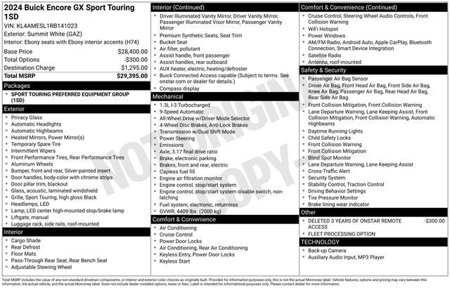 2024 Buick Encore GX Sport Touring