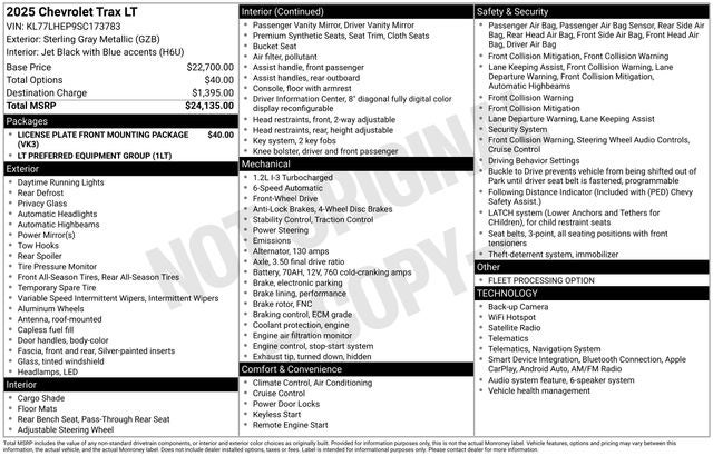 2025 Chevrolet Trax LT
