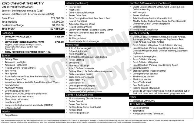 2025 Chevrolet Trax ACTIV