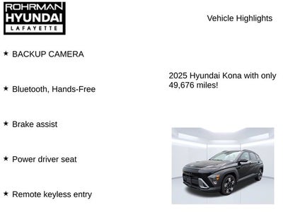 2025 Hyundai KONA SEL