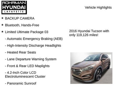 2016 Hyundai TUCSON Limited