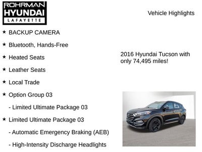 2016 Hyundai TUCSON Limited