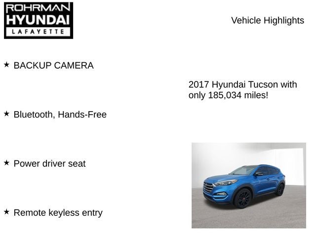 2017 Hyundai TUCSON Night