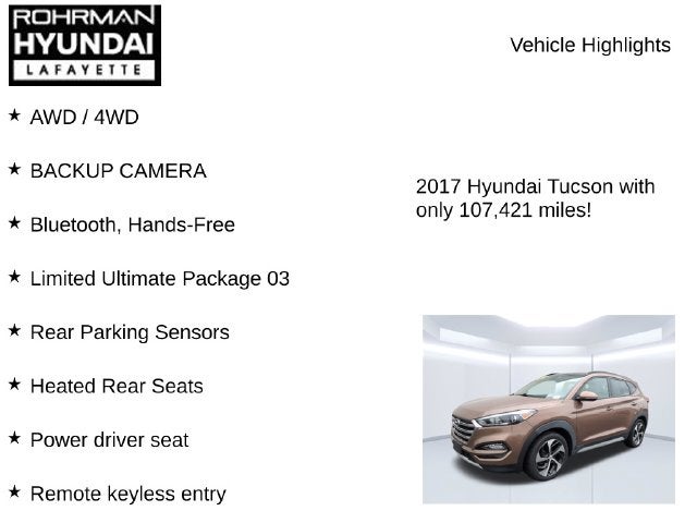 2017 Hyundai TUCSON Limited