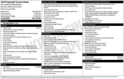 2019 Hyundai TUCSON Value