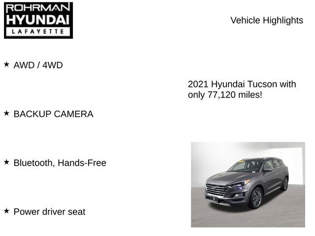2021 Hyundai TUCSON Limited