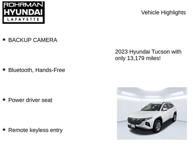 2023 Hyundai TUCSON SEL