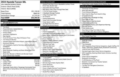 2024 Hyundai TUCSON SEL