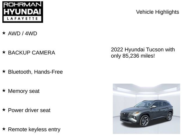 2022 Hyundai TUCSON HYBRID Limited
