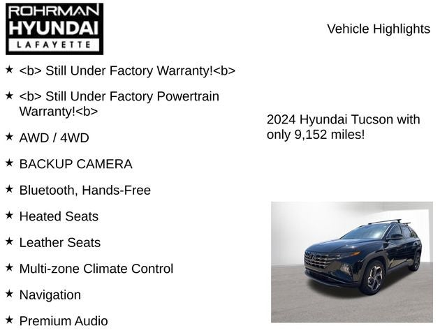 2024 Hyundai TUCSON HYBRID Limited