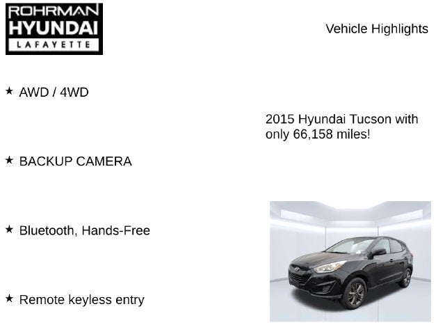 2015 Hyundai TUCSON GLS