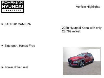 2020 Hyundai KONA Limited