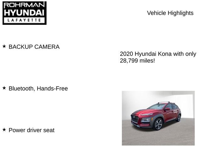 2020 Hyundai KONA Limited
