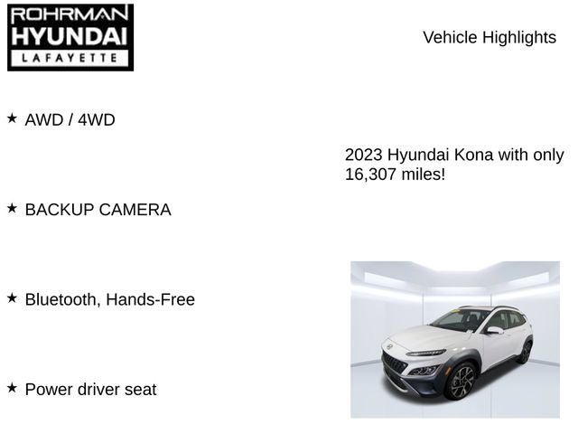 2023 Hyundai KONA Limited