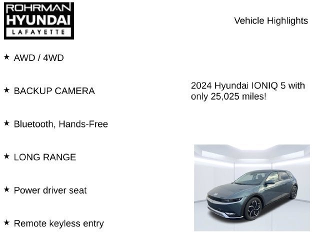 2024 Hyundai IONIQ 5 SEL