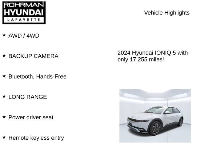 2024 Hyundai IONIQ 5 SEL