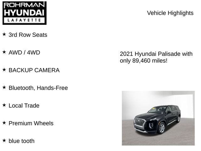 2021 Hyundai PALISADE SE