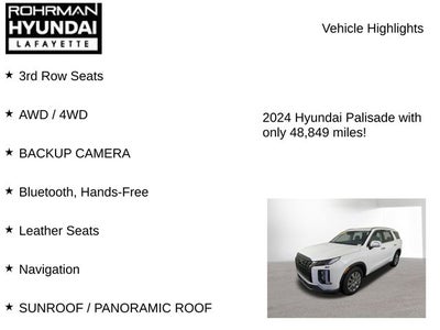 2024 Hyundai PALISADE SEL