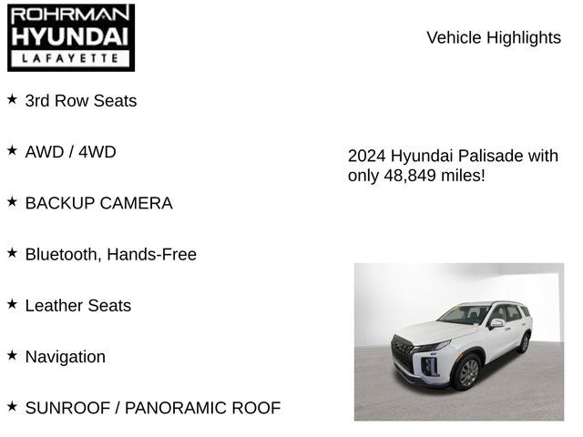 2024 Hyundai PALISADE SEL