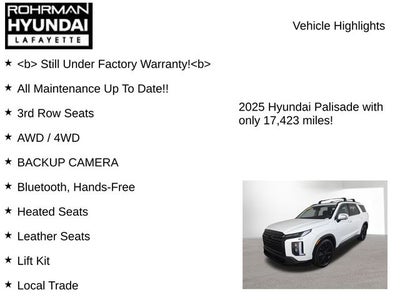 2025 Hyundai PALISADE XRT