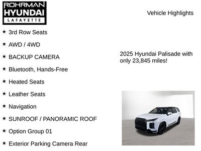 2025 Hyundai PALISADE Calligraphy Night Edition