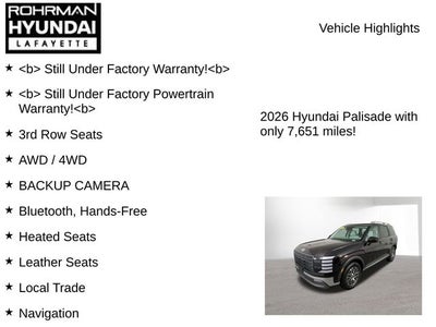 2026 Hyundai PALISADE SEL Convenience