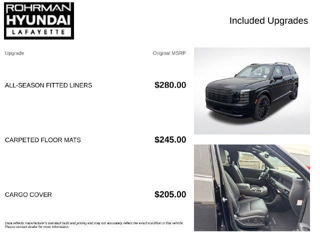 2027 Hyundai PALISADE HYBRID Calligraphy Black Ink