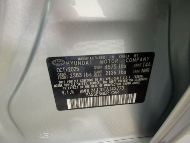 2026 Hyundai SONATA HYBRID Blue