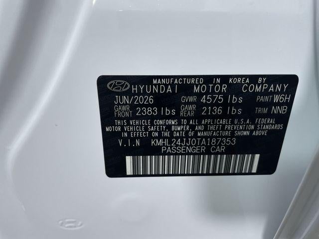 2026 Hyundai SONATA HYBRID Blue