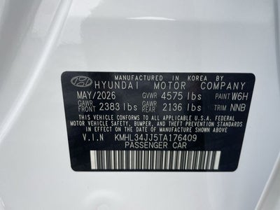 2026 Hyundai SONATA HYBRID SEL