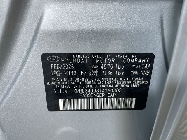 2026 Hyundai SONATA HYBRID SEL