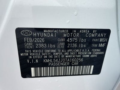 2026 Hyundai SONATA HYBRID Limited