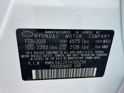 2026 Hyundai SONATA HYBRID Limited