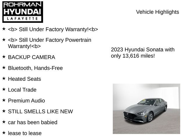 2023 Hyundai SONATA SEL