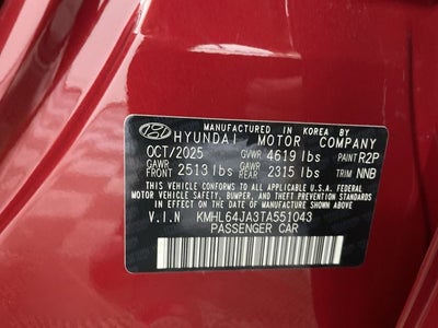 2026 Hyundai SONATA SEL Sport