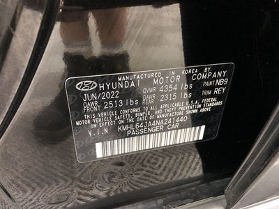 2022 Hyundai SONATA SEL