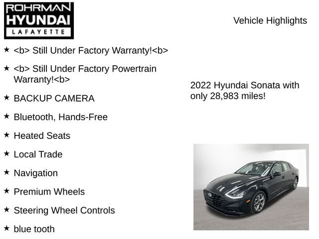 2022 Hyundai SONATA SEL