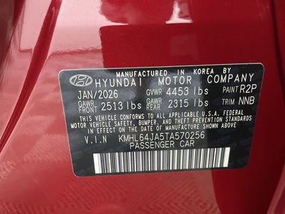 2026 Hyundai SONATA SEL Sport