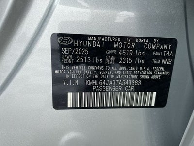 2026 Hyundai SONATA SEL Sport