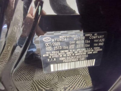 2026 Hyundai SONATA SEL Sport