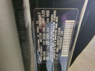 2026 Hyundai ELANTRA SE