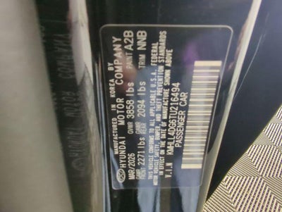 2026 Hyundai ELANTRA SE