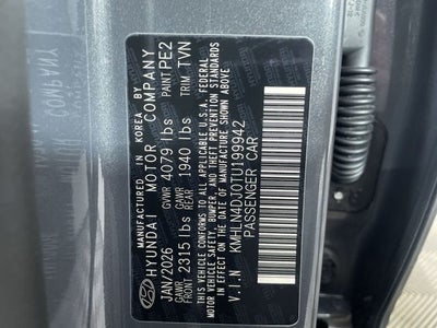 2026 Hyundai ELANTRA HYBRID Limited