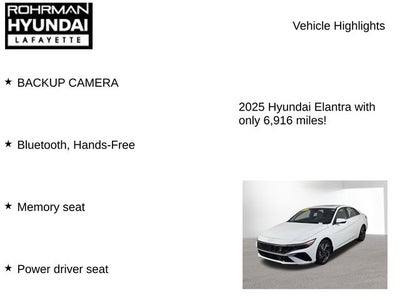 2025 Hyundai ELANTRA HYBRID Limited