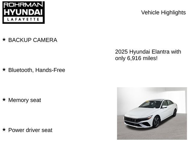 2025 Hyundai ELANTRA HYBRID Limited