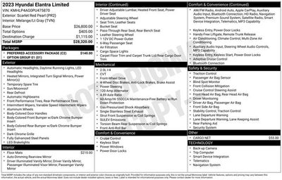 2023 Hyundai ELANTRA Limited