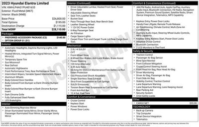 2023 Hyundai ELANTRA Limited