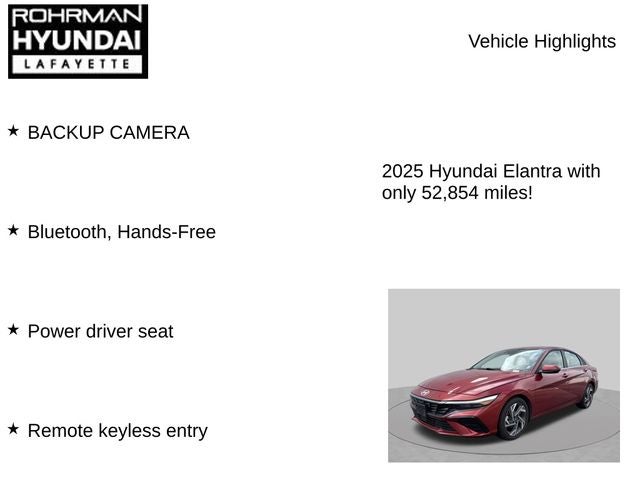 2025 Hyundai ELANTRA Limited