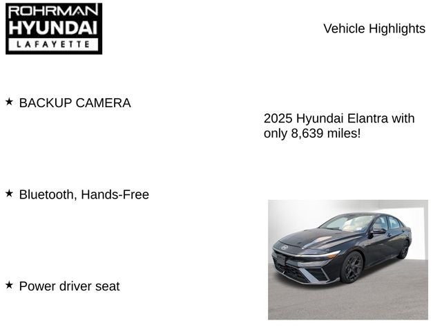 2025 Hyundai ELANTRA N Line